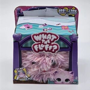 WHAT THE FLUFF, Purr ‘n Fluff, Surprise Reveal Interactive Toy Pet BRAND NEW